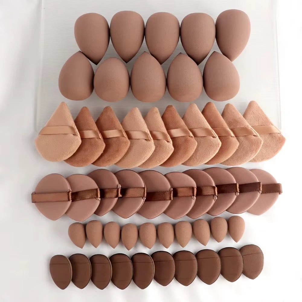 50Pcs Makeup Sponge Powder Puff Beauty Sponge for Make up Concealer Liquid Foundation Face Cosmetic Puff Makeup Tools