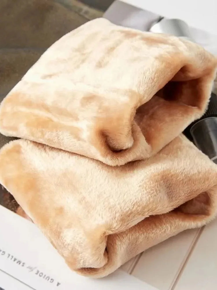 300G Women'S Leggings Sexy Butterfly Print Thicken Fleece Warm Pantyhose Winter Translucent Stocking Thermal Elasticity Leggings