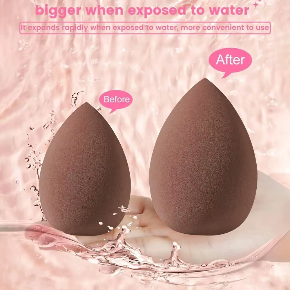 50Pcs Makeup Sponge Powder Puff Beauty Sponge for Make up Concealer Liquid Foundation Face Cosmetic Puff Makeup Tools